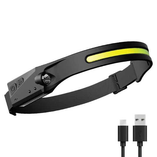 LED Headlamp (Motion Sensor On/Off)